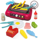 Conjunto de Cozinha Infantil com Som, Luz e Acessórios – 20 Peças