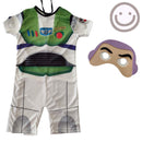 Fantasia Infantil Buzz Lightyear Toy Story Com Máscara