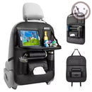 Organizador Traseiro de Carro em Couro PU com Mesa Dobrável