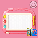 Quadro Magnética de Desenho com formas para Crianças