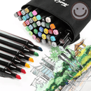 Kit Bobbie Goods Pro – 36 Canetas Dupla Ponta + Livro Artístico Exclusivo