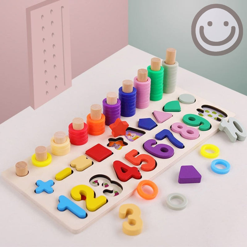 Conjunto Montessori de Madeira