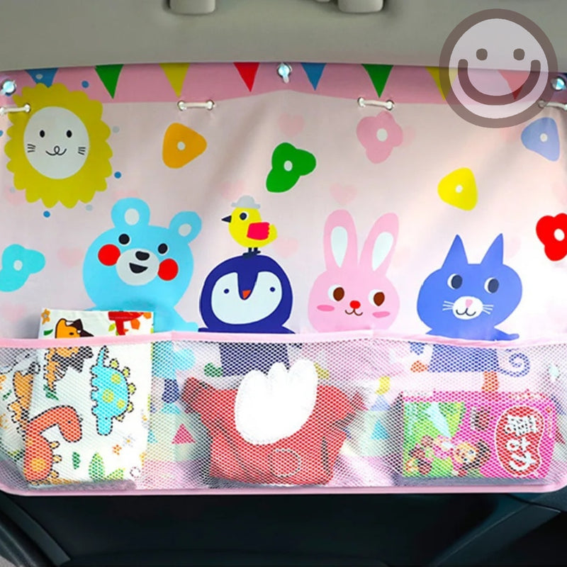 Cortina Solar Infantil com Bolso Organizador