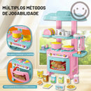 Conjunto de Cozinha Infantil com Panelinhas e Utensílios