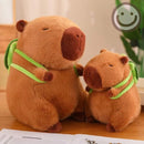 Brinquedo Pelúcia Capivara Filó Capybara Tartaruga Morango 28cm Com Bolsa Presente Perfeito