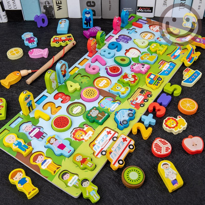 Conjunto Montessori de Madeira