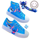 Kit 2 Tênis Stitich Escolar  Chaveiro Emborrachado Prêmio