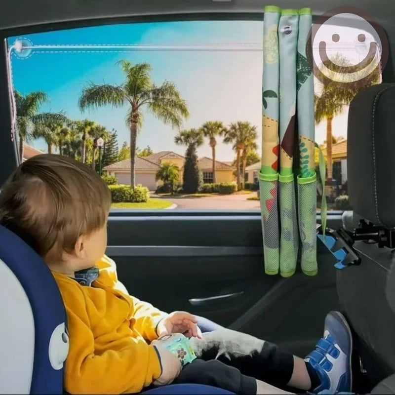Cortina Solar Infantil com Bolso Organizador