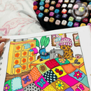 Kit Bobbie Goods Pro – 36 Canetas Dupla Ponta + Livro Artístico Exclusivo