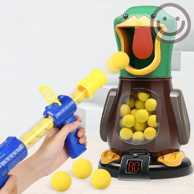 Jogo De Tiro Ao Alvo Com Bomba De Ar com 12 Bolinhas