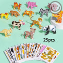 Quebra-Cabeça Educativo 3D de Desenhos