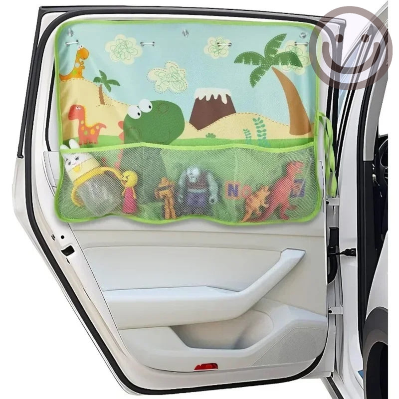 Cortina Solar Infantil com Bolso Organizador