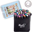 Kit Bobbie Goods Pro – 36 Canetas Dupla Ponta + Livro Artístico Exclusivo