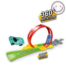 Brinquedo Pista Looping 360 Lançador com Carrinho Tipo Hotwheels