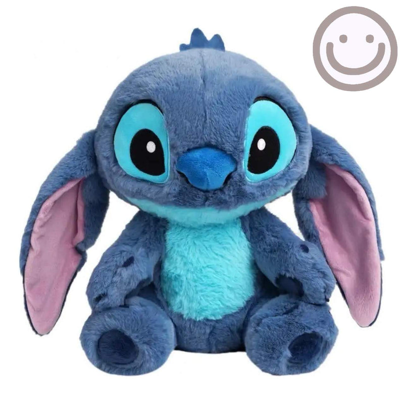 Urso De Pelúcia Stitch Encantador Antialergico Macio Cor Azul