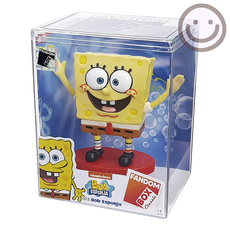 Boneco De Vinil Fandom Box Classic Bob Esponja Colecionável
