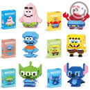 Blocos de Montar Stitch e Bob Esponja – Miniaturas Disney