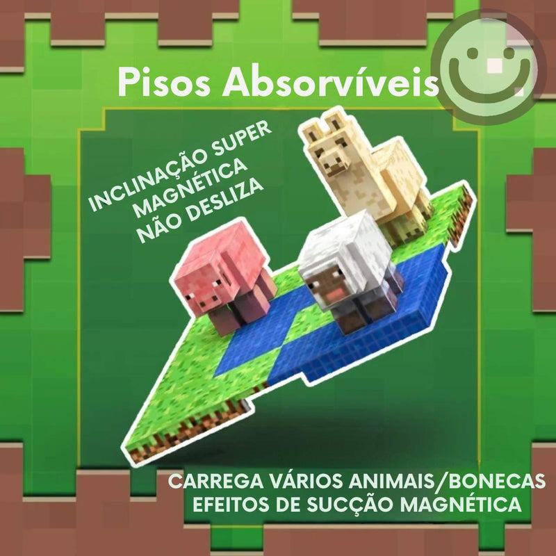 Blocos de Montar com Animais e Bonecos do Minecraft